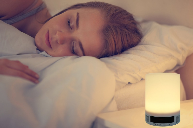 Volare-HK Wake-Up Light/Bluetooth Speaker, $30, use code 3DUIY9ZX